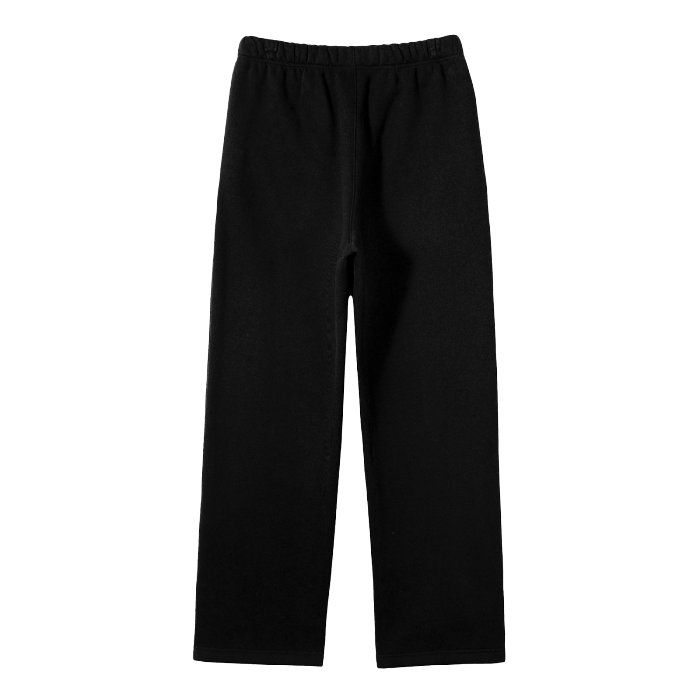 F.L.I Streetwear Unisex Solid Color Fleece Straight Leg Pants