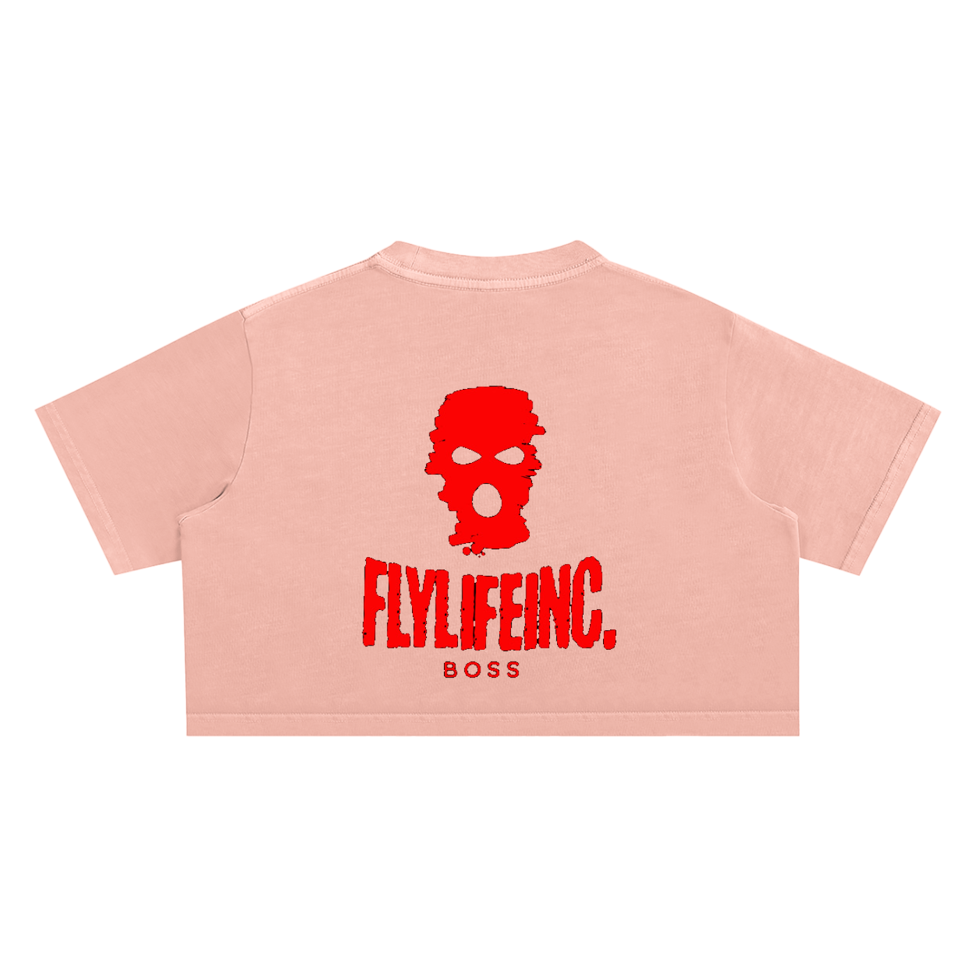 Ladies FlyLifeInc. Snow Washed Crop Top