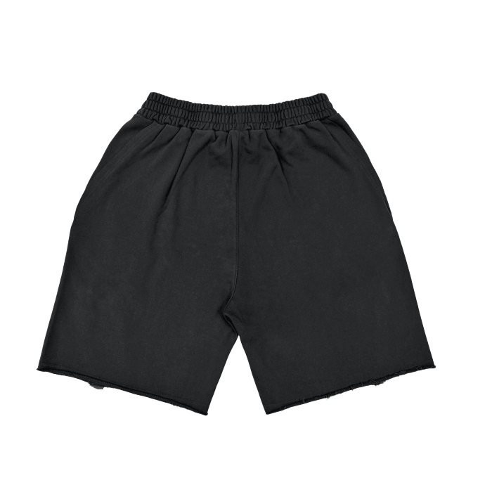 F.L.I Heavyweight Vintage Washed Tiger Stripes Short Pants - 360 GSM