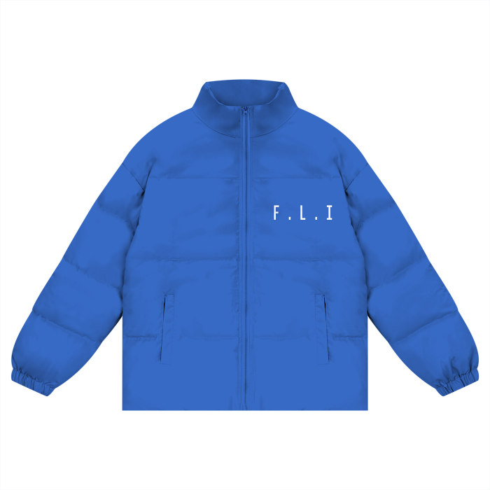 F.L.I Unisex Zipper Puffer Coat