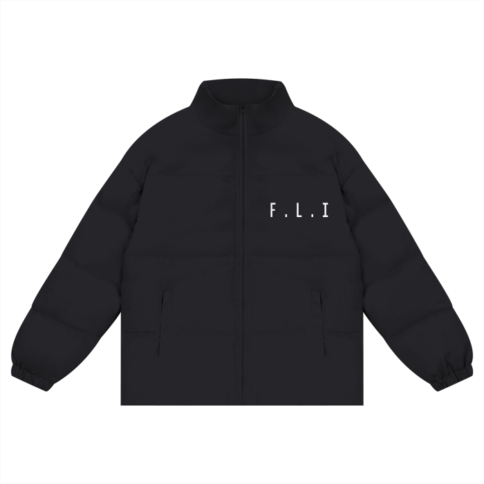 F.L.I Unisex Zipper Puffer Coat